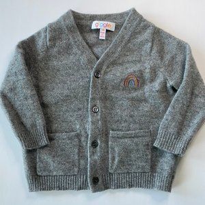 Lk new gray CASHMERE CARDIGAN by Giggle, 12 MO